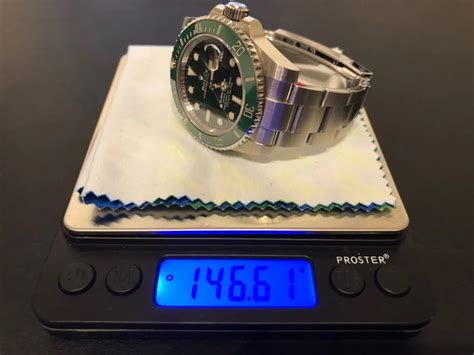 how much do rolex watches weigh